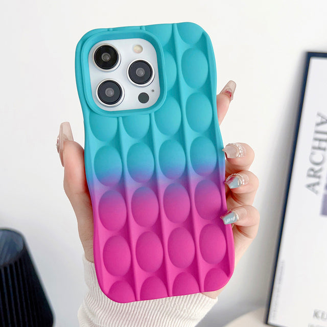 3D Round Dot Wavy Curly iPhone Case