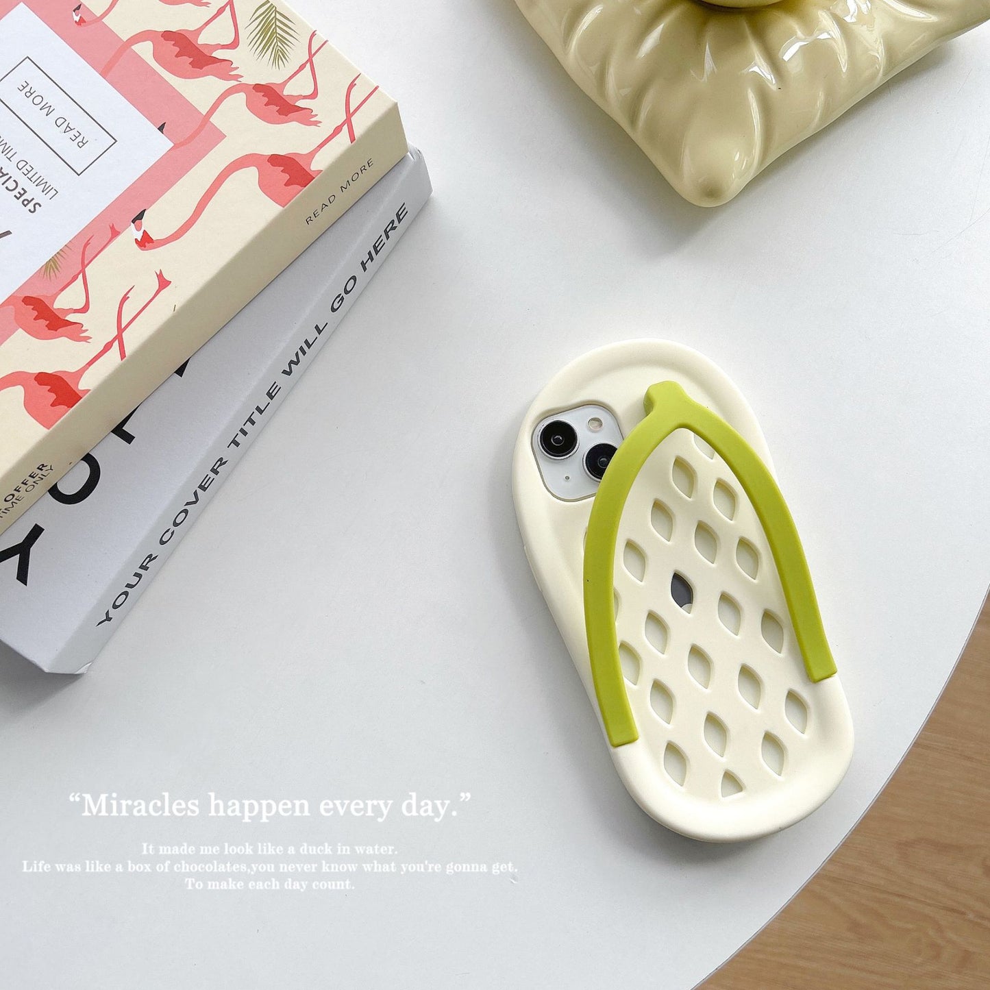 3D Slippers Shape iPhone Case