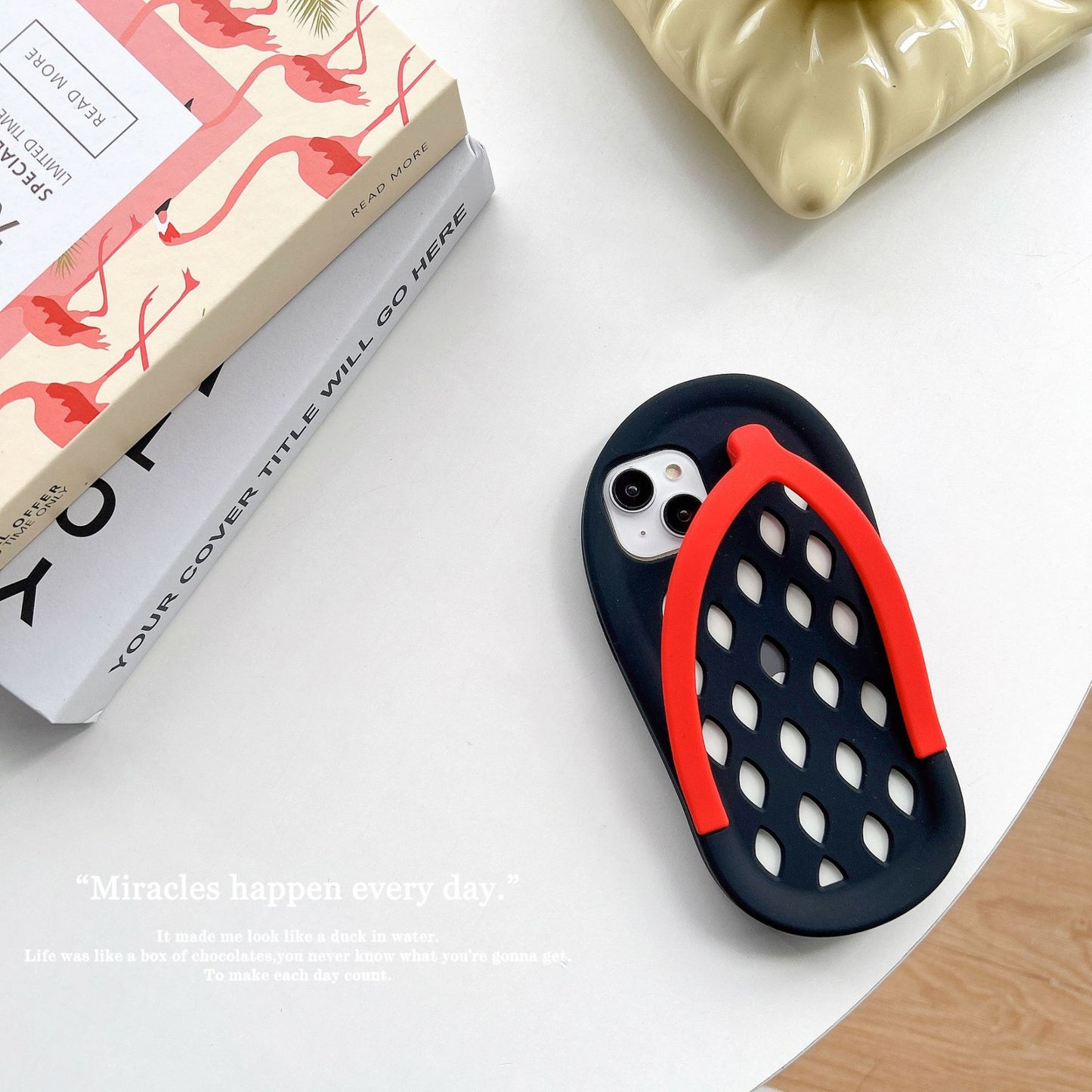 3D Slippers Shape iPhone Case