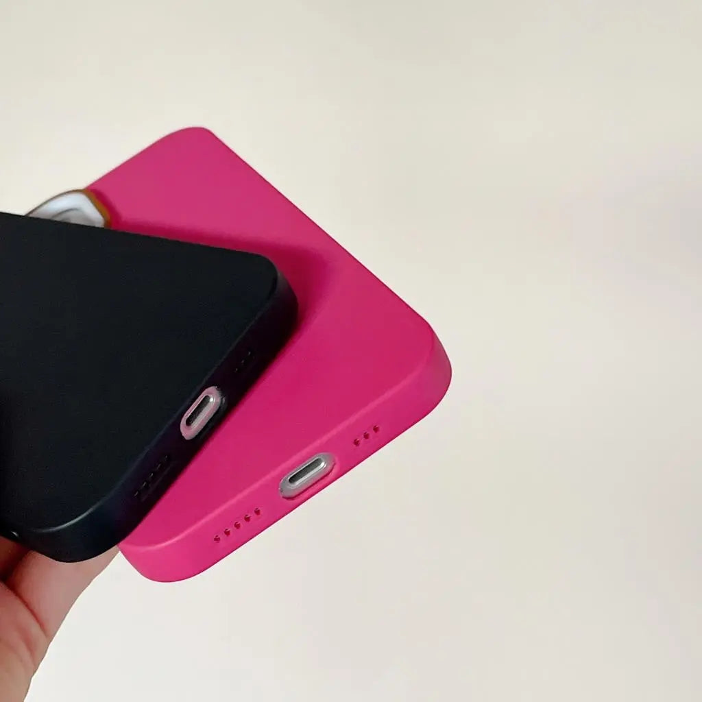 Shockproof Matte Silicone iPhone Case