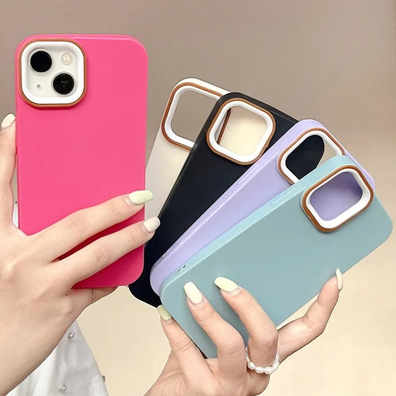 Shockproof Matte Silicone iPhone Case