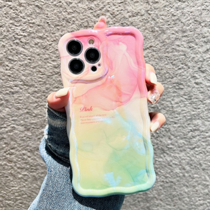 Creamy Edge Smudging iPhone Case