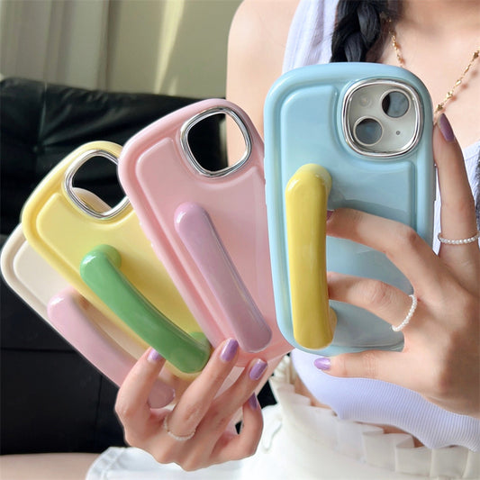 3D Cute Door Handle iPhone Case