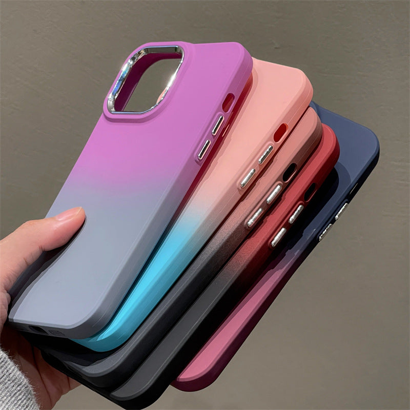 Gradient Color Matte iPhone Case