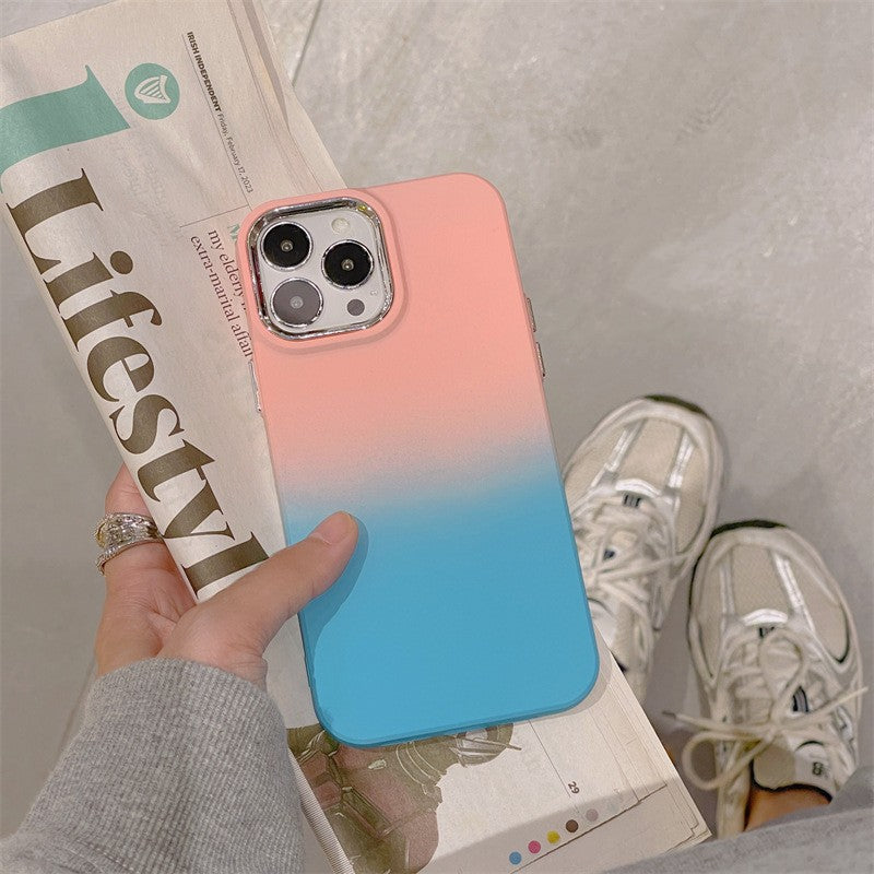 Gradient Color Matte iPhone Case