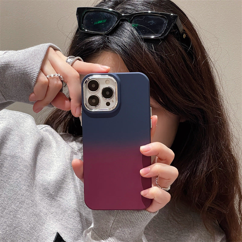 Gradient Color Matte iPhone Case