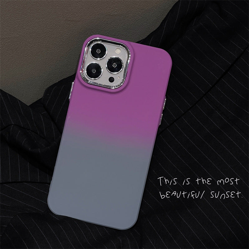 Gradient Color Matte iPhone Case