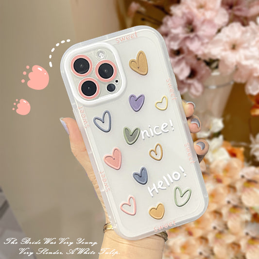 Cute Love Heart iPhone Case