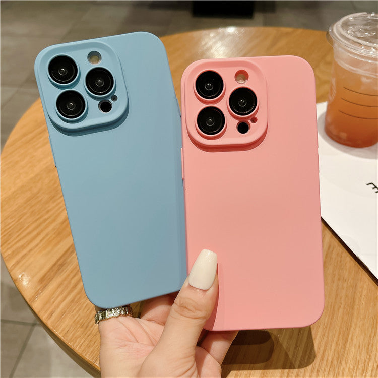 Solid Color Liquid Silicone iPhone Case