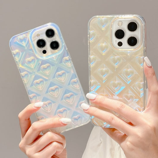 3D Love Heart iPhone Case