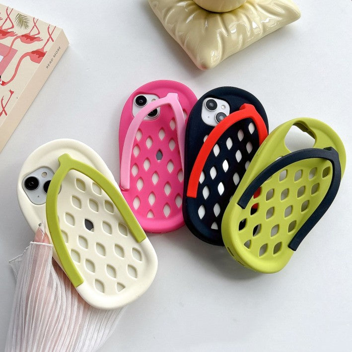 3D Slippers Shape iPhone Case