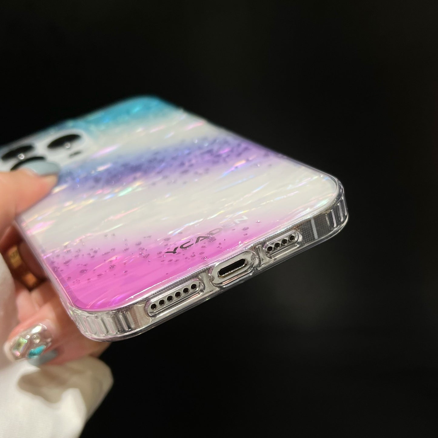 Dream Shell Marble Bling Glitter iPhone Case