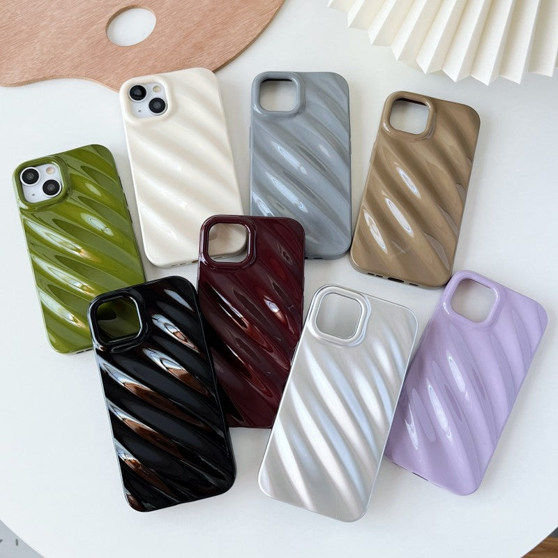 3D Water Ripple Wave Pattern Compatible with iPhone Case