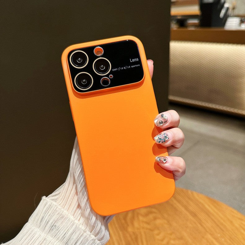 Metal Color Camera Protection Compatible with iPhone Case