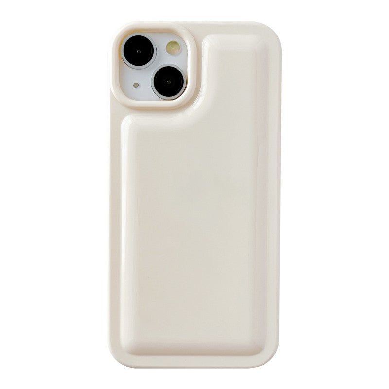 Solid Color Padded Compatible with iPhone Case