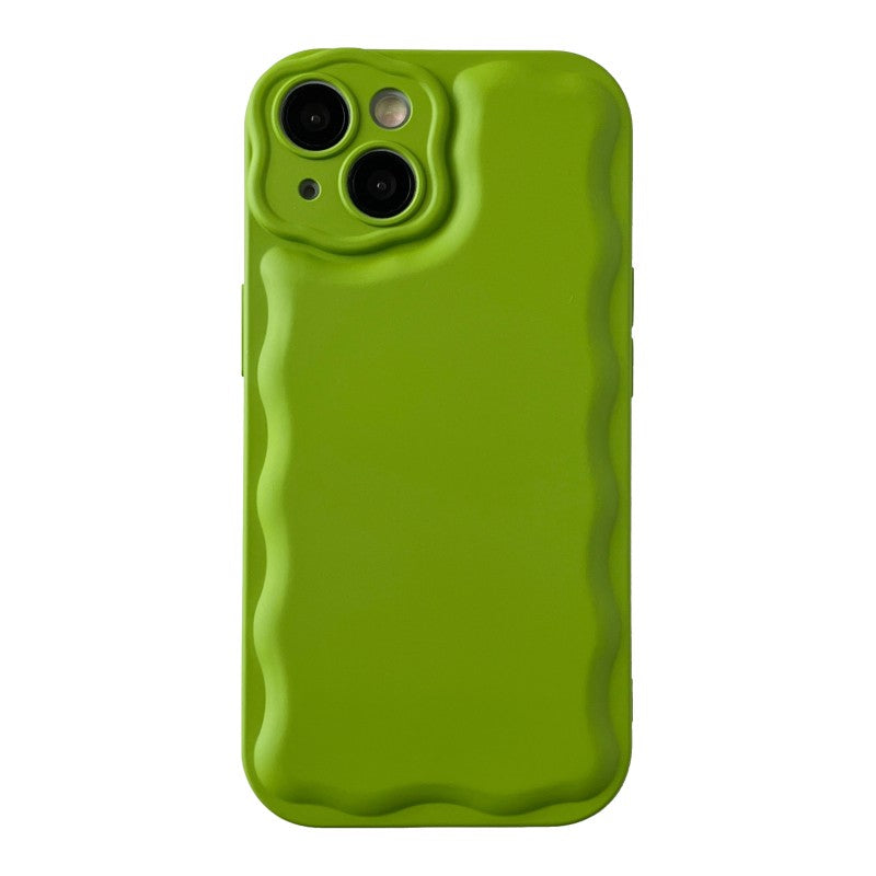 Wave Frame Plating Shockproof Compatible with iPhone Case