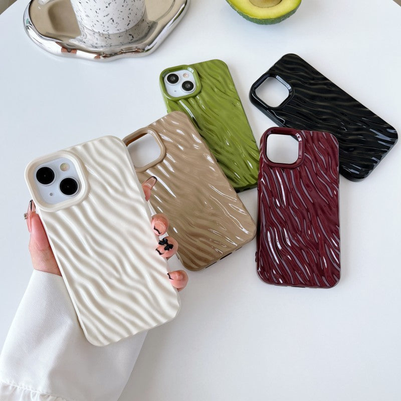 3D Water Ripple Wave Pattern Compatible with iPhone Case