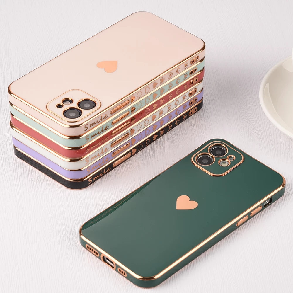 Solid Plating Compatible with iPhone Case