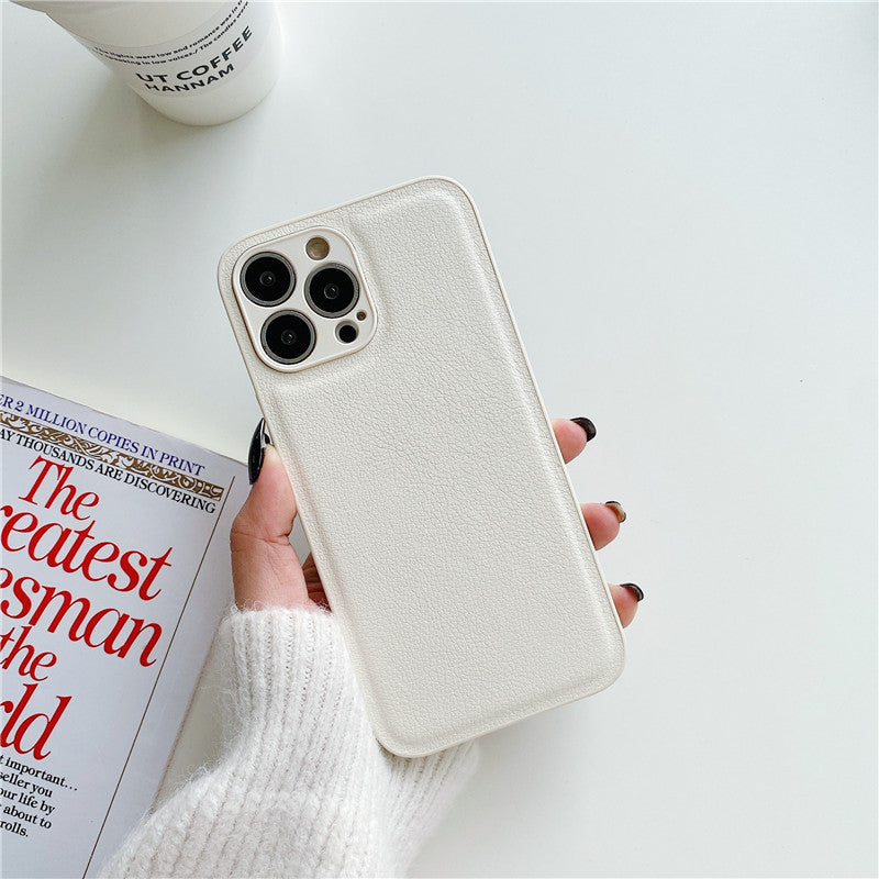 Leather Texture Shockproof Compatible with iPhone Case