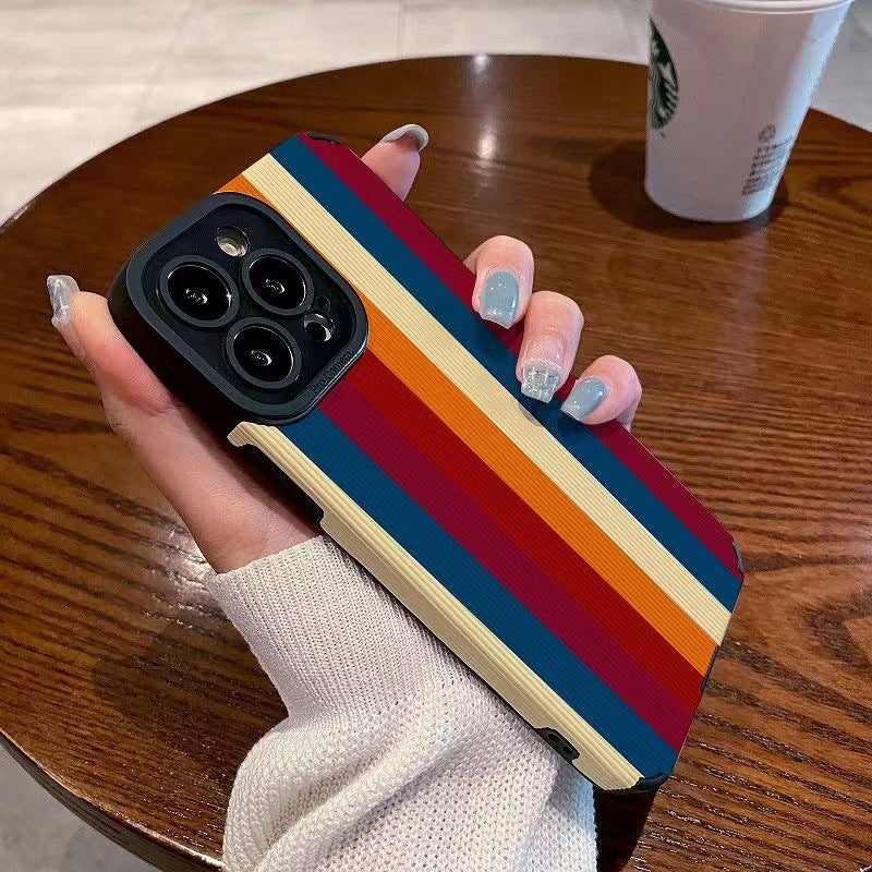 Colorful Strip Compatible with iPhone Case