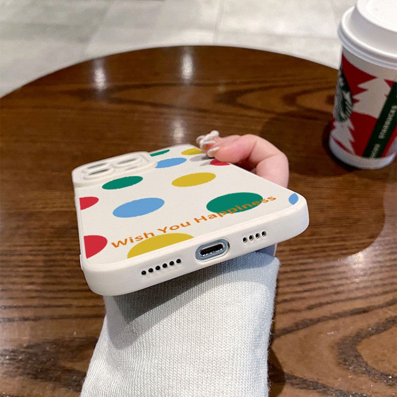 Cute Colorful Dot Compatible with iPhone Case