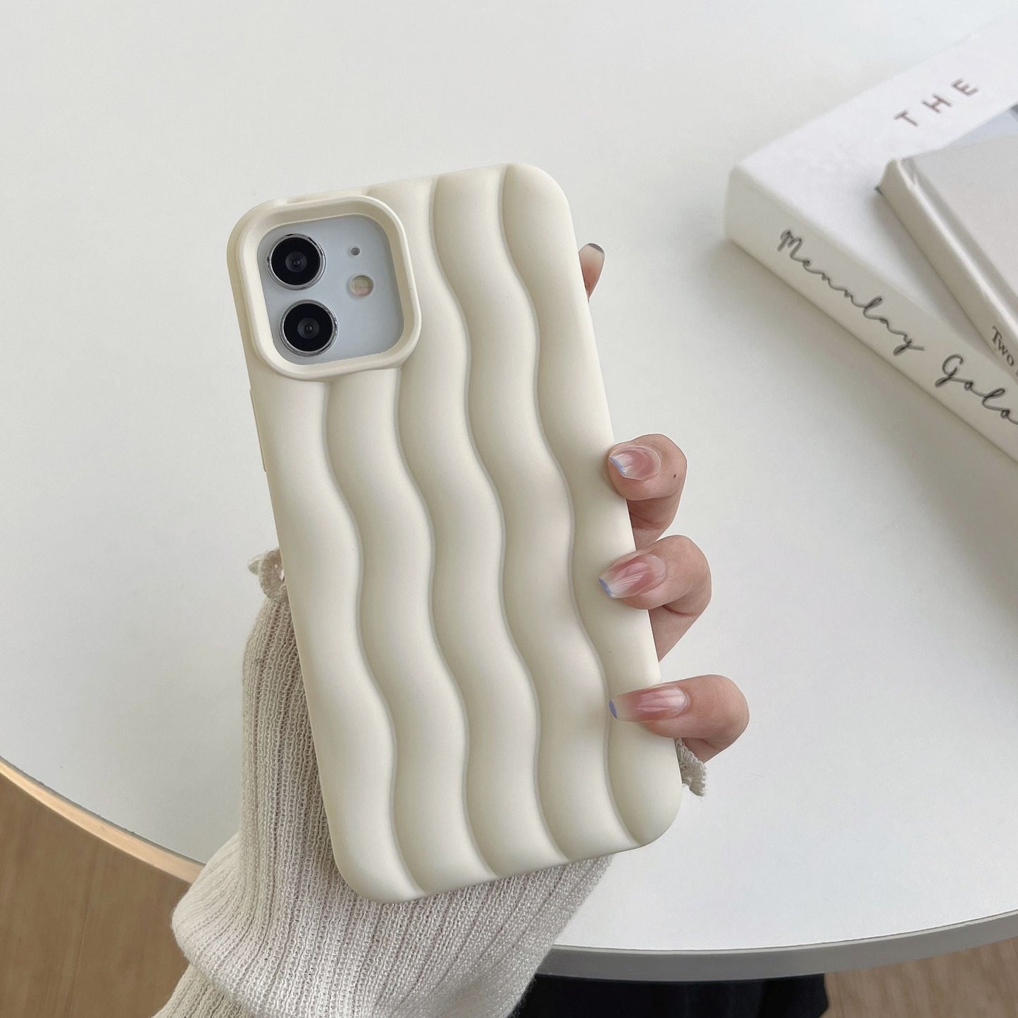 3D Water Ripple Wave Pattern Shockproof Compatible with iPhone Case