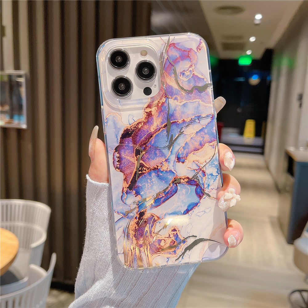 Luxury Marble Shell Pattern Compatible with iPhone Case