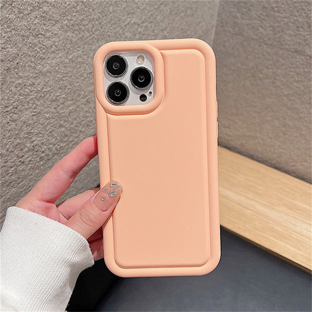 Matte TPU Bread Pattern Silicone Compatible with iPhone Case