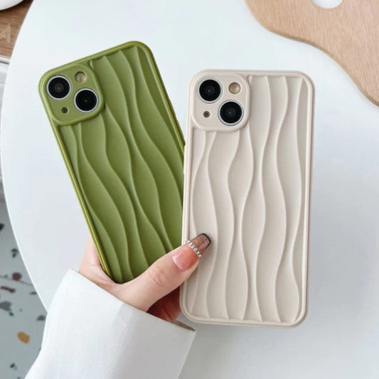 3D Water Ripple Wave Pattern Compatible with iPhone Case