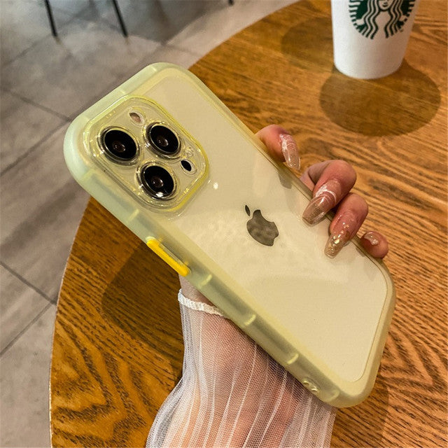 Shockproof Silicone Clear Compatible with iPhone Case