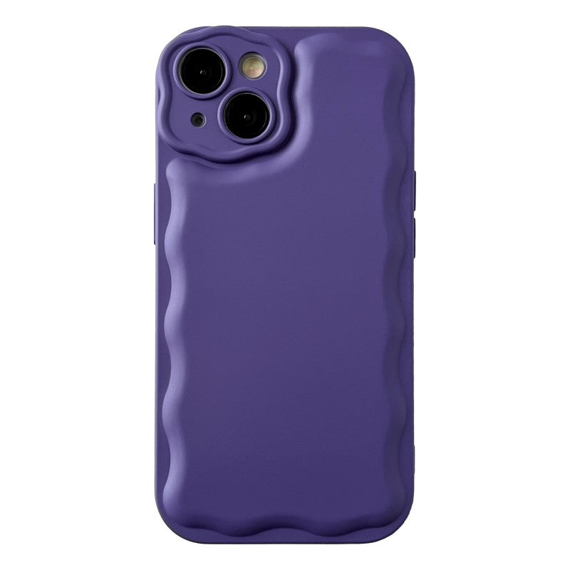 Wave Frame Plating Shockproof Compatible with iPhone Case