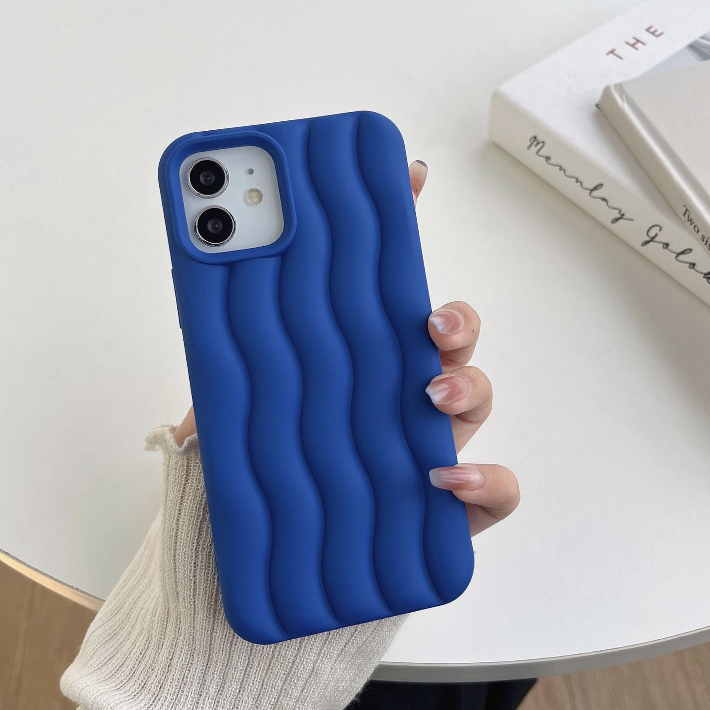 3D Water Ripple Wave Pattern Shockproof Compatible with iPhone Case