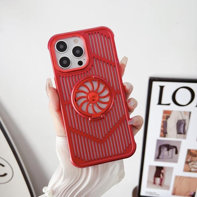 Fan Fold Stand Holder Heat Dissipation Mesh Compatible with iPhone Case