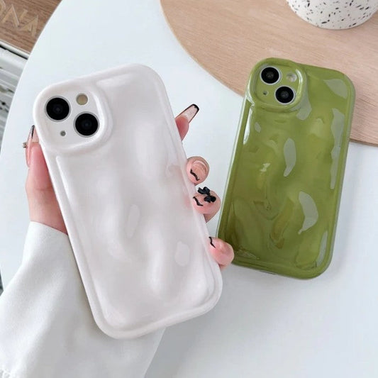 3D Water Ripple Wave Pattern Compatible with iPhone Case