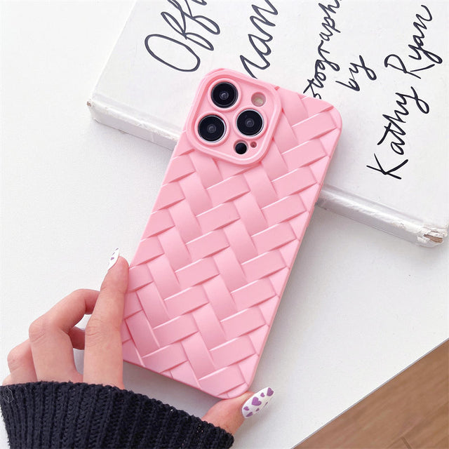 3D Weaving Lattice Pattern Compatible with iPhone Case