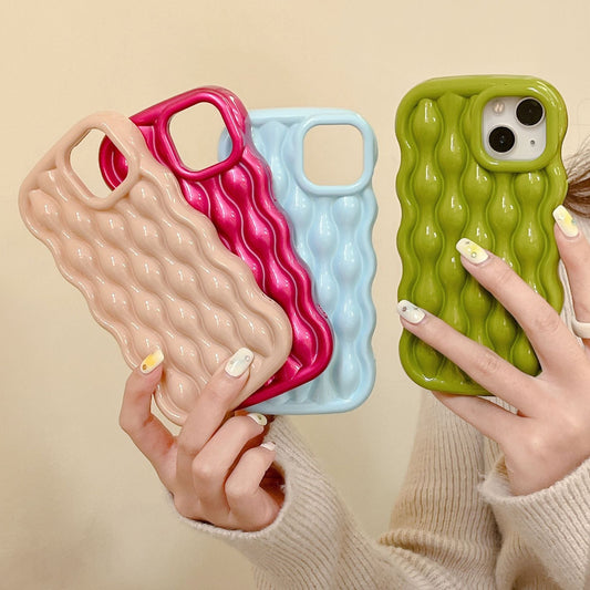 3D Water Ripple Wave Pattern Compatible with iPhone Case