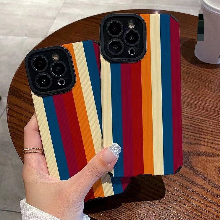 Colorful Strip Compatible with iPhone Case