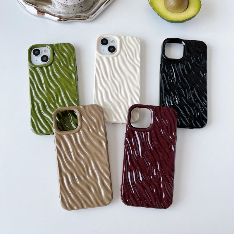 3D Water Ripple Wave Pattern Compatible with iPhone Case