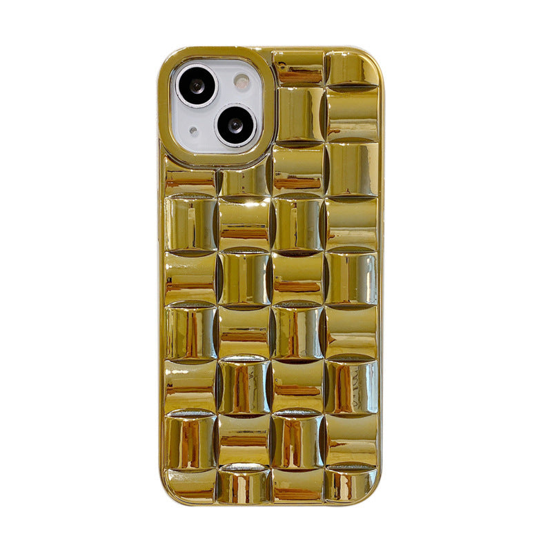 Metal Weave Pattern Compatible with iPhone Case