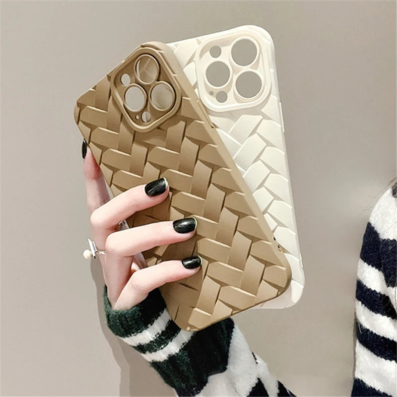 3D Weaving Lattice Pattern Compatible with iPhone Case