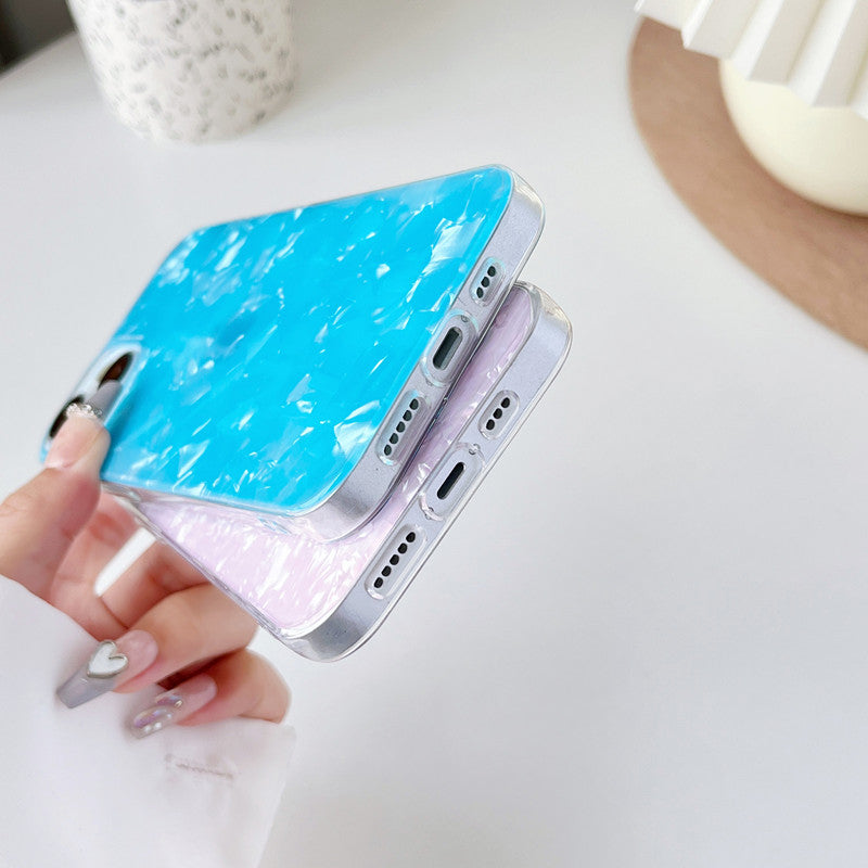 Bling Cute Glitter Marble Soft Compatible with iPhone Case