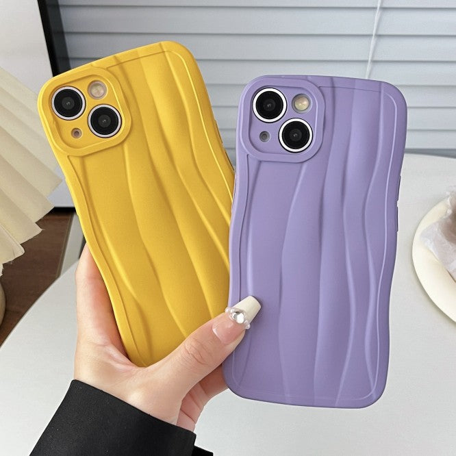 Candy Color Water Ripple Wave Pattern Compatible with iPhone Case