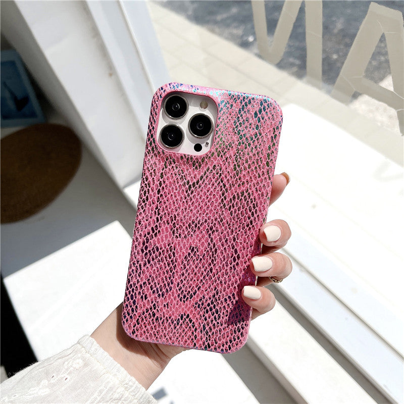 Laser Snake Skin Pattern Compatible with iPhone Case