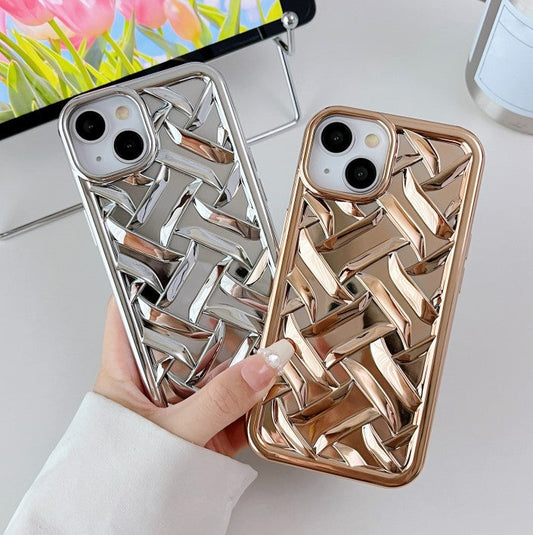 Pleated Foil Compatible with iPhone Case