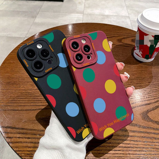 Cute Colorful Dot Compatible with iPhone Case