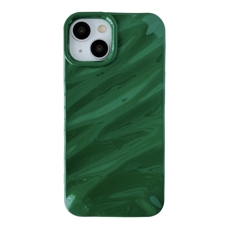 3D Water Ripple Wave Pattern Soft Compatible with iPhone Case