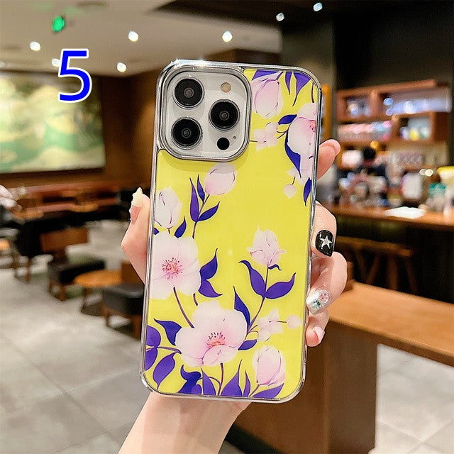 Flower Floral Butterfly Compatible with iPhone Case