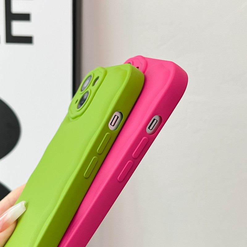 Wave Frame Plating Shockproof Compatible with iPhone Case