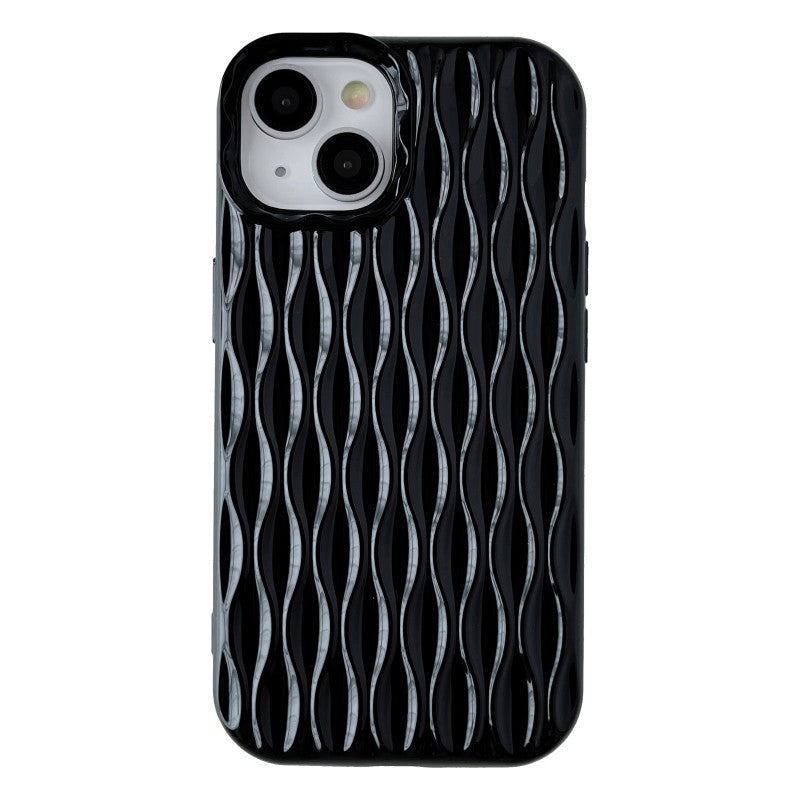 3D Wave Fold Pattern Compatible with iPhone Case