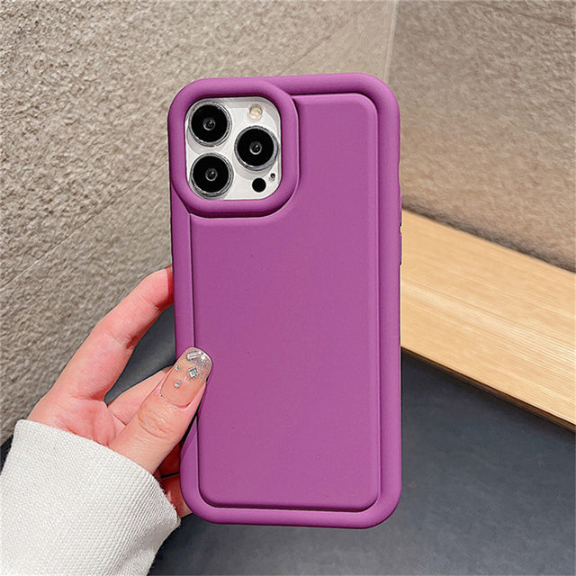 Matte TPU Bread Pattern Silicone Compatible with iPhone Case